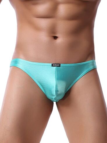 IKINGSKY Men's Cheeky Underwear Mens Pouch Bikini Panties Sexy Branzilian Back Briefs in Kuwait