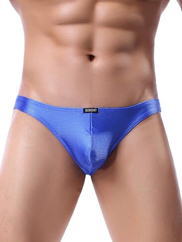 IKINGSKY Men's Cheeky Underwear Mens Pouch Bikini Panties Sexy Branzilian Back Briefs in Kuwait