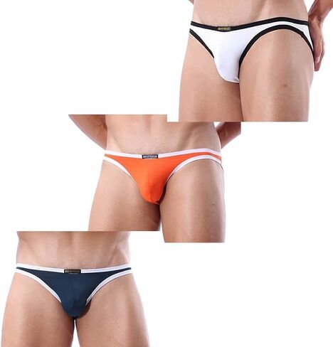 Super Soft Nylon Bikini Men's Yoga Exercise Briefs Good Elasticity Underwear 1119 in Saudi Arabia