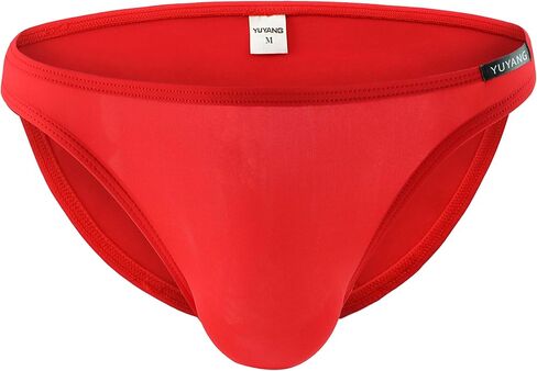 Super Soft Ice Silk Swim Briefs Men's Low-rise Bikini Underwear 9023 in Saudi Arabia