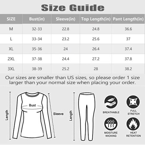 Mens Thermal Underwear Set,Long Sleeve Long Johns Solid Color Double-sided Base Layer Fleece Lined Ultra Soft Thermal Clothes in Saudi Arabia