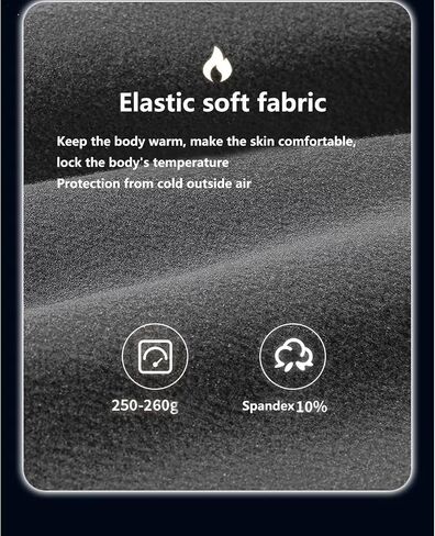 Mens Thermal Underwear Set,Long Sleeve Long Johns Solid Color Double-sided Base Layer Fleece Lined Ultra Soft Thermal Clothes in Saudi Arabia