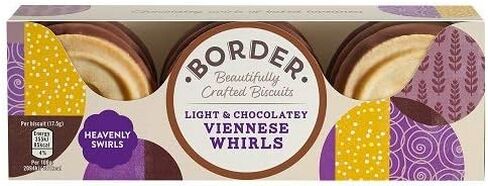 BORDER BISCUITS Light And Chocolatey Viennese Whirls, 150 GR in Saudi Arabia