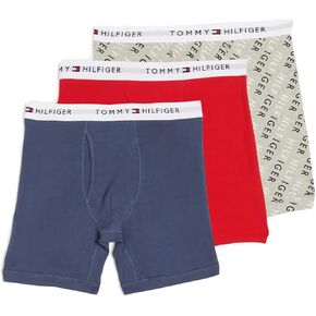 Tommy Hilfiger men's Multipack Cotton Classics Boxer Briefs underwear, Carbon, Small in Saudi Arabia