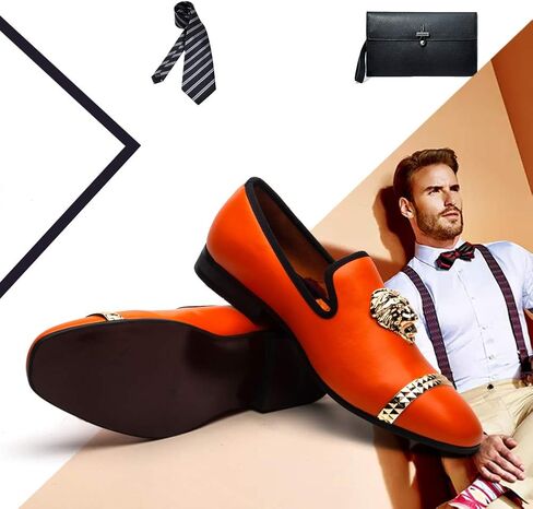 حذاء Meijiana الرجالي الفاخر لحفلات الزفاف حذاء أسود أنيق للحفلات للرجال in Kuwait