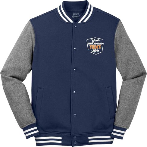 Personalized Embroidered Fleece Jacket for Men Custom Add Your Text Cozy Jacket in Kuwait