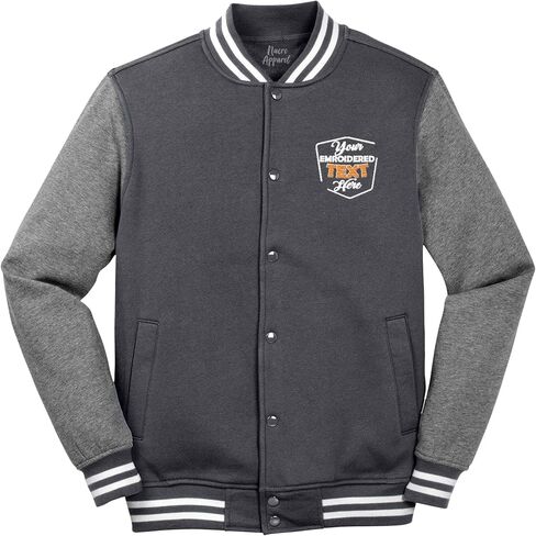 Personalized Embroidered Fleece Jacket for Men Custom Add Your Text Cozy Jacket in Kuwait