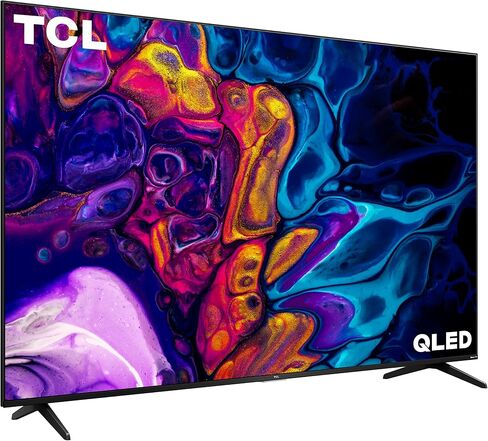 TCL 65" Class 5-Series 4K UHD QLED Dolby Vision & Atmos, VRR, AMD FreeSync, Smart Roku TV - 65S555 (2022 Model), Black in Saudi Arabia