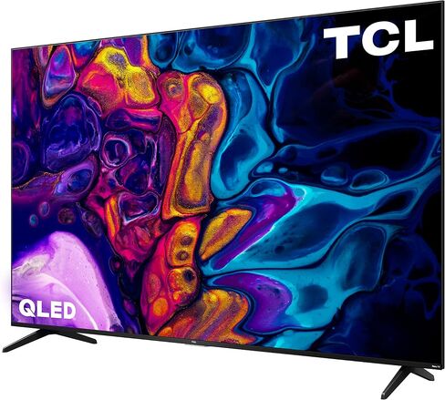 TCL 65" Class 5-Series 4K UHD QLED Dolby Vision & Atmos, VRR, AMD FreeSync, Smart Roku TV - 65S555 (2022 Model), Black in Saudi Arabia