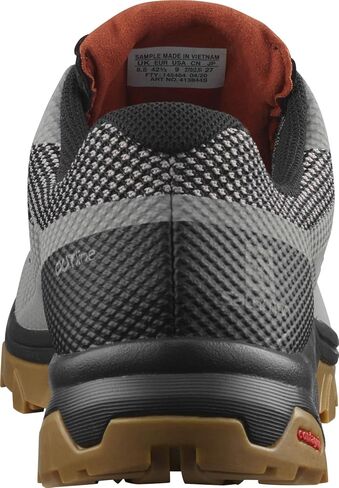 Salomon Outline Gore-TEX Hiking Shoes for Men, Frost Gray/Black/Burnt Brick, 7.5 in Saudi Arabia