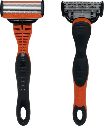 Vaylor 5 Blade Mens Disposable Shaving Razor with Pivoting Head and Ergonomic Handle, 8 Pack in Saudi Arabia