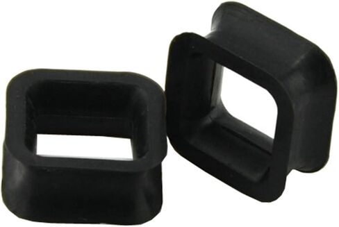Silicone Earrings for Women, Gauges for Ears for Men 2PCS Stretching Gauges Expander Square Shape Tunnels Piercing in Saudi Arabia
