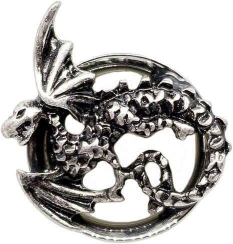 Pierce2GO Stainless Steel Silver Dragon Ear Plug Tunnels Gauges Expanders Stretchers in Saudi Arabia