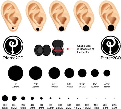 Pierce2GO Stainless Steel Silver Dragon Ear Plug Tunnels Gauges Expanders Stretchers in Saudi Arabia