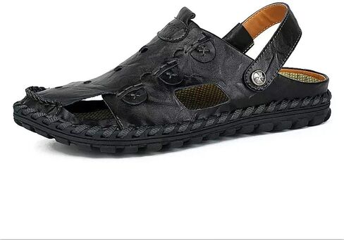 Asifn Men Outdoor Sandals Breathable Summer Beach Shoes Closed Toe Walking Fisherman Anti-Slip Comfortable Casual Fashion… in Saudi Arabia