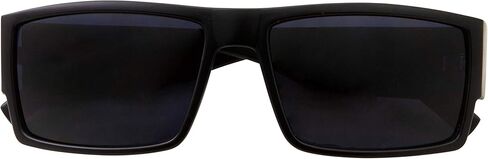 نظارات شمسية من Cholo باطار اسود Super Dark Lens Gangster Sunglasses - Flat Top Shades in Saudi Arabia