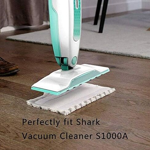 AILEETE 2-Pack Steam Mop Pads متوافق مع Shark Steam Mop S1000 S1000A S1000C S1000WM S1001C Series، وسادات استبدال ممسحة البخار ستوكات، منصات تنظيف البخار بمقبض الأوساخ قابلة للغسل وإعادة الاستخدام in Saudi Arabia