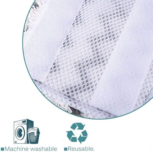 AILEETE 2-Pack Steam Mop Pads متوافق مع Shark Steam Mop S1000 S1000A S1000C S1000WM S1001C Series، وسادات استبدال ممسحة البخار ستوكات، منصات تنظيف البخار بمقبض الأوساخ قابلة للغسل وإعادة الاستخدام in Saudi Arabia