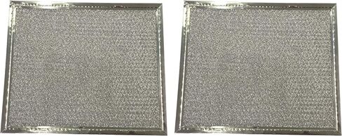 HASMX 2-Pack Layered Aluminum Mesh Frame Range Hood Air Grease Filter for Columbus Industries Standard Part # PT10 H838 107-8" X 9 1/2" 1/8" in Saudi Arabia