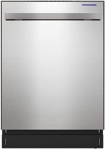 Sharp SDW6757ES Slide-In Dishwasher, Stainless Steel Finish, 24" Wide, Soil Sensors, Premium White LED Interior Lighting, Smooth Glide Rails, Heated Dry Option, Responsive Wash Cycles, Power Wash Zone in Saudi Arabia