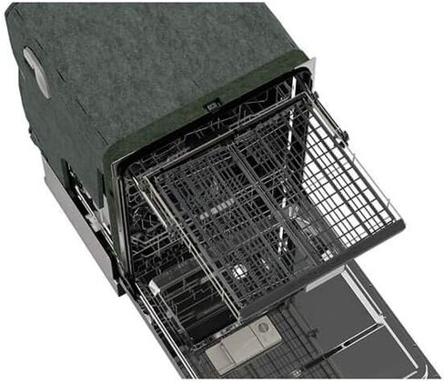 Sharp SDW6757ES Slide-In Dishwasher, Stainless Steel Finish, 24" Wide, Soil Sensors, Premium White LED Interior Lighting, Smooth Glide Rails, Heated Dry Option, Responsive Wash Cycles, Power Wash Zone in Saudi Arabia