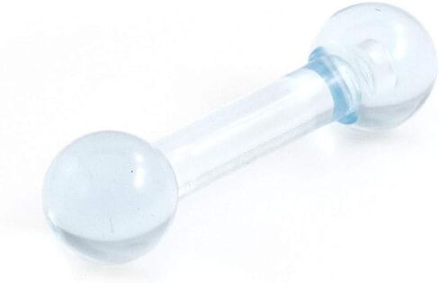 BodyJewelryOnline Straight Barbell Made of Acrylic 6g (4mm) in Kuwait