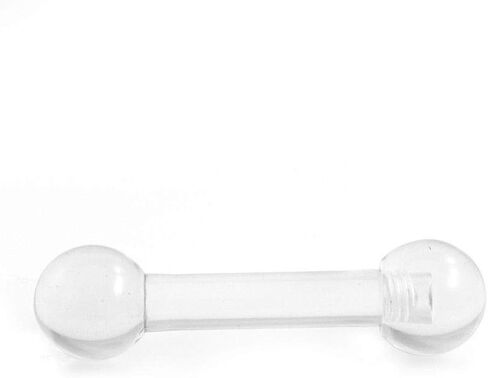 BodyJewelryOnline Straight Barbell Made of Acrylic 6g (4mm) in Kuwait