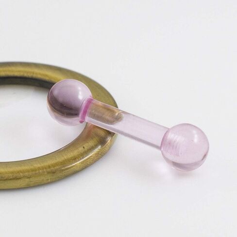 BodyJewelryOnline Straight Barbell Made of Acrylic 6g (4mm) in Kuwait