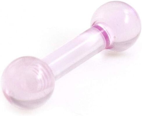 BodyJewelryOnline Straight Barbell Made of Acrylic 6g (4mm) in Kuwait