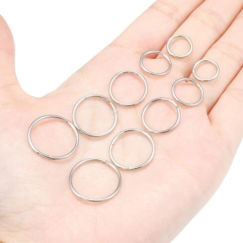Gadeaila 16G الحاجز المجوهرات قطعة الغضروف خواتم الفرس الحلزون دافئ محارة العلوي الفص المستعرض امتدت قياس مكافحة الزنمة Daith إلى الأمام الحلزون الرخ الأنف خواتم للنساء الرجال هيئة ثقب المجوهرات in Kuwait