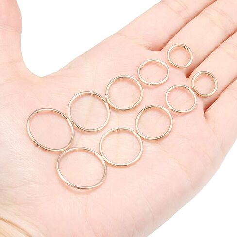 Gadeaila 16G الحاجز المجوهرات قطعة الغضروف خواتم الفرس الحلزون دافئ محارة العلوي الفص المستعرض امتدت قياس مكافحة الزنمة Daith إلى الأمام الحلزون الرخ الأنف خواتم للنساء الرجال هيئة ثقب المجوهرات in Kuwait