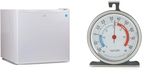 Commercial Cool CCUK12W 1.2 Cu. Ft. Upright Freezer with Adjustable Thermostat Control and R600a Refrigerant, White in Saudi Arabia
