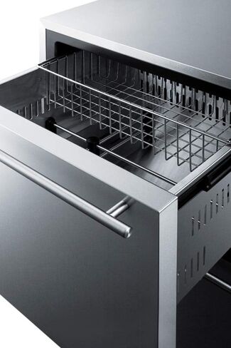 Summit SPFF51OS2D Built-in Drawer Freezer, Stainless Steel in Saudi Arabia