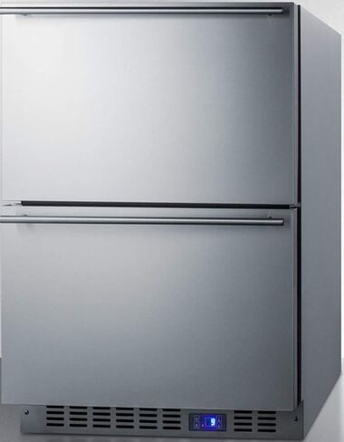 Summit SPFF51OS2D Built-in Drawer Freezer, Stainless Steel in Saudi Arabia
