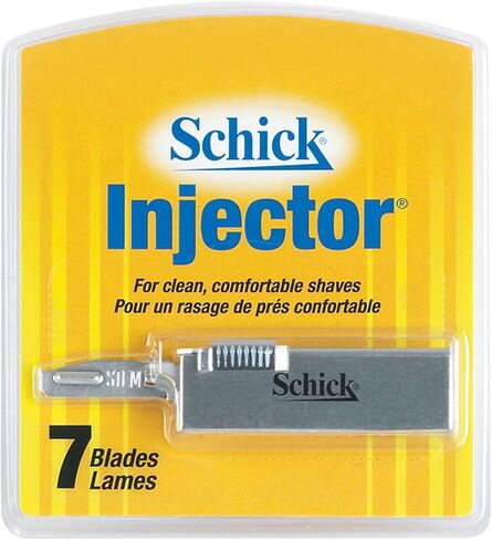 Shave Classic Single Edge Razor Handle and 1 Ct. Injector Blade + Pack of 7 Ct. Schick Injector Refill Blade ! Razor Compatible with Schick Injector Razor Blades ! in Saudi Arabia
