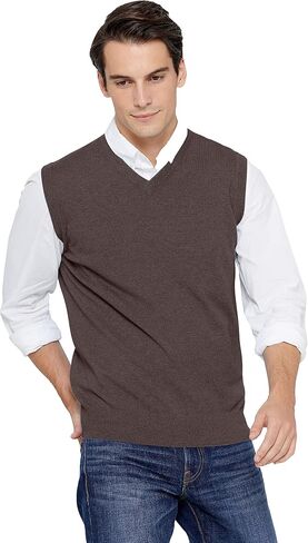 State Cashmere Men’s Classic Sleeveless Sweater Vest 100% Pure Cashmere V-Neck Style Pullover in Saudi Arabia
