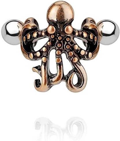 Octopus Ear Cartilage/Helix Cuff 316L Surgical Steel Barbells in Saudi Arabia
