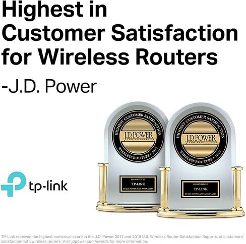 راوتر واي فاي ذكي TP-Link AC4000 - راوتر ثلاثي الموجات، MU-MIMO، خادم VPN، مكافحة الفيروسات/الرقابة الأبوية، وحدة المعالجة المركزية 1.8 جيجا هرتز، جيجابت، Beamforming، (Archer A20)، أسود (متجدد) in Saudi Arabia