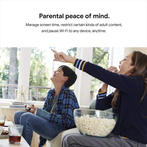 Google Nest WiFi Router – 4x4 AC2200 Mesh Wi-Fi Router with 2200 sq ft Coverage (Renewed) in Saudi Arabia