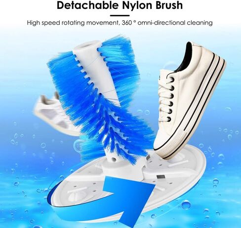 VOGOUS Portable Shoes Washing Machine Mini Portable Washing Machine Smart Lazy Automatic Shoes Washer Suitable for Apartments Camping Dorms Business Trip College Rooms in Saudi Arabia
