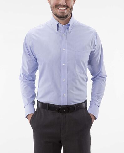 Eagle Men's Non Iron Stretch Collar Regular Fit Stripe Dress Shirt in Saudi Arabia