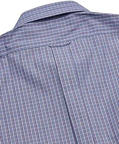 Eagle Men's Non Iron Stretch Collar Regular Fit Stripe Dress Shirt in Saudi Arabia