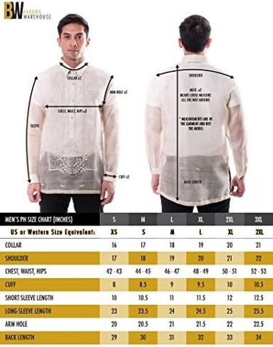 Jusilyn Full-Open Barong Tagalog 001 in Kuwait