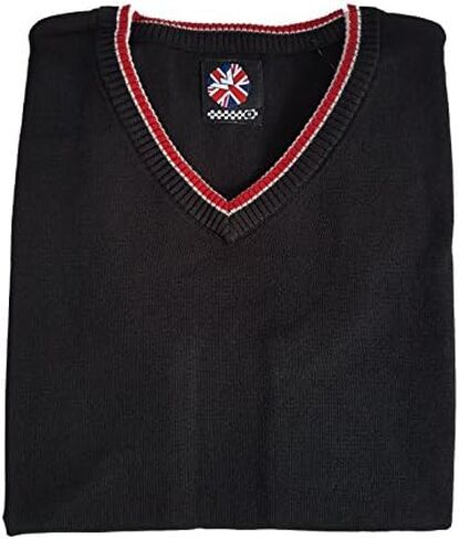 Warrior Clothing England Men´s Black Retro Sweater Vest Tank Top Sleeveless Pullover Skin Mod in Saudi Arabia
