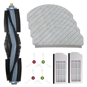 ملحقات مكنسة كهربائية بديلة من VACUSHOP لـ Ecovacs T10 Plus قابلة لإعادة الاستخدام للأرضيات الصلبة وخبير رطب متوافق مع وسادة ممسحة ناعمة x4 من الألياف الدقيقة in Kuwait