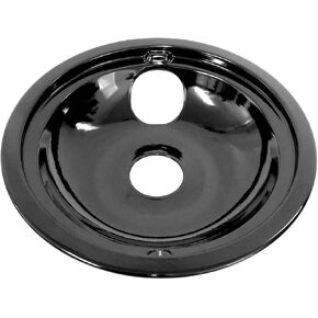 ClimaTek Range 8" Black Porcelain Burner Drip Bowl fits Kenmore GE WB32K5042 AP2028152 258110 in Saudi Arabia