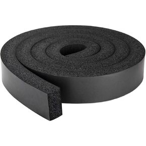 NBR+PVC Foam Window Air Conditioner Heat Insulation Strip, 2 X 1 Inch Non-Viscous High Resilience Weather Stripping Seal Roll, 6.5 Feet Long in Saudi Arabia