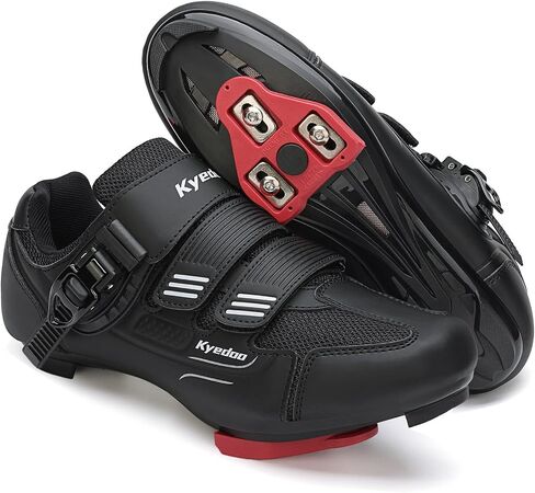 Kyedoo Womens Cycling Shoes Compatible with Peloton Bike | Clip-in Bike, Ladies Indoor Outdoor Cycling, Road Bike Riding Biking Shoes, Pre-Installed Delta Cleats in Saudi Arabia
