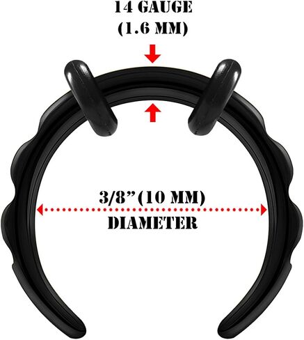 مقاييس كبيرة زوج من الأسود بأكسيد تفتق الحاجز المزدوج O-خواتم ثقب المجوهرات الأذن نقالة المقابس اللحم القرط الفص in Kuwait