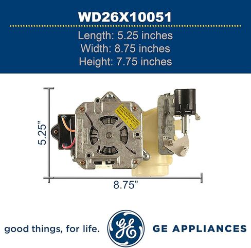 GE WD26X10051 Genuine OEM Pump and Motor Assembly for GE Dishwasher in Saudi Arabia